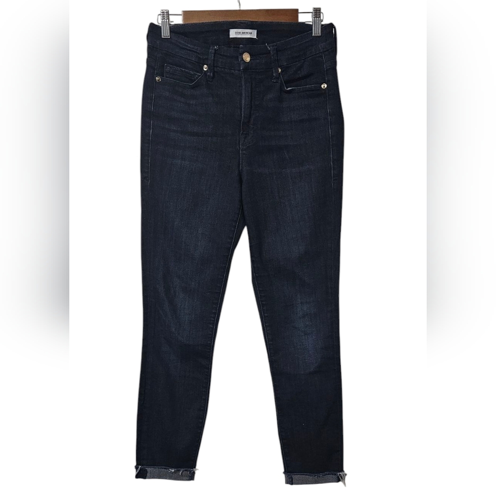 Good American | Good Legs Dark Wash Skinny Jeans, Size 6/28